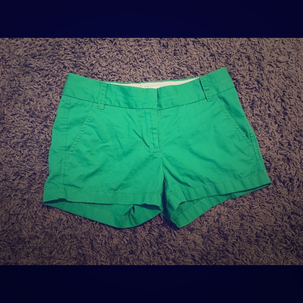 J.Crew green shorts 00